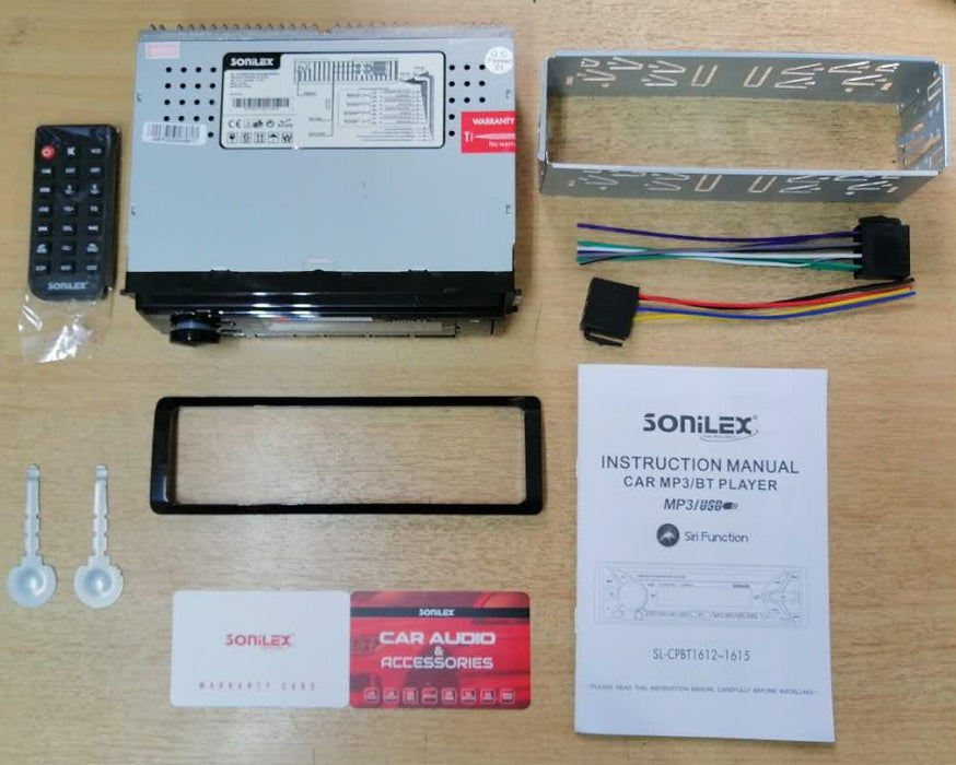 Single Din  Bluetooth AUX, USB, FM Car Stereo Player