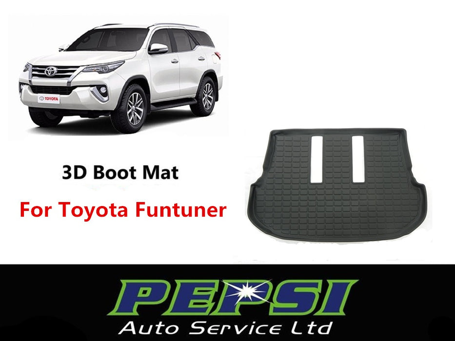 3D Boot Liner / Cargo Mat / Trunk liner Tray for TOYOTA FORTUNER 2015 +