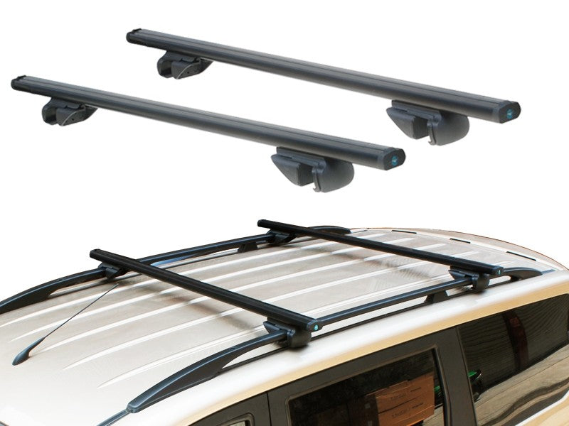 Universal Black 124cm Aluminum Roof Rack Cross Bar ( lockable ) -- 2 x  bars