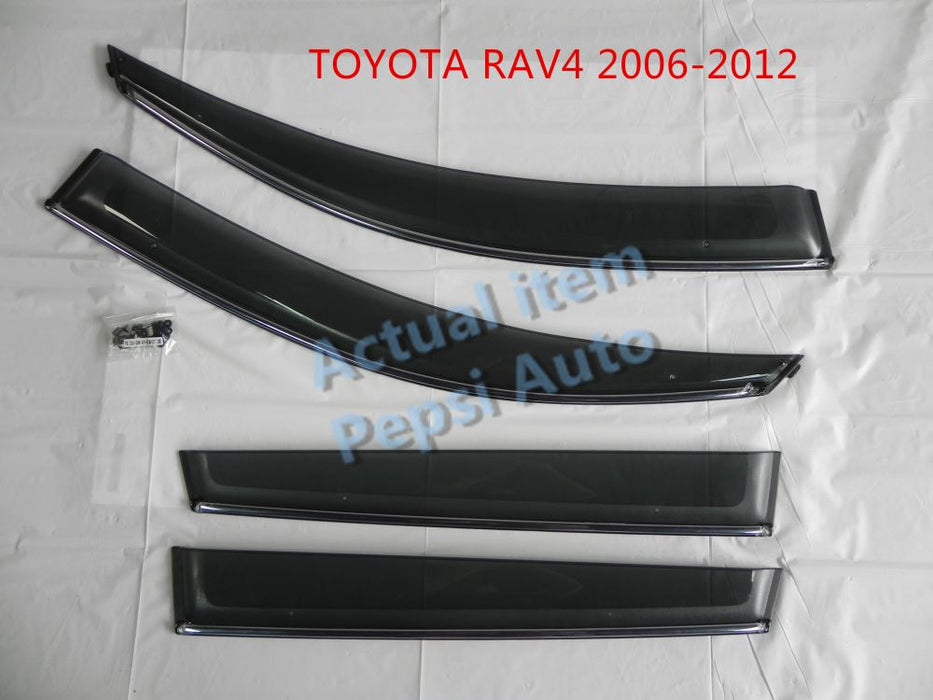 Door Visor / Weather Shield / Monsoon Guard for RAV4 2006-2012 (4 PIECE)