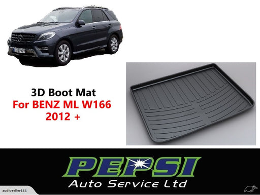 3D Boot Liner / Cargo Mat / Trunk liner Tray for BENZ ML W166 2012 +