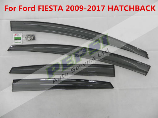 Door Visor / Weather Shield / Monsoon Guard for Ford FIESTA 2009 - 2017HATCHBACK