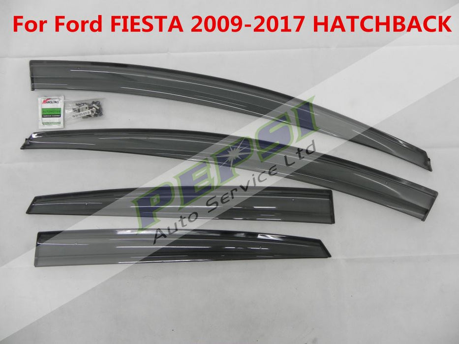 Door Visor / Weather Shield / Monsoon Guard for Ford FIESTA 2009 - 2017HATCHBACK