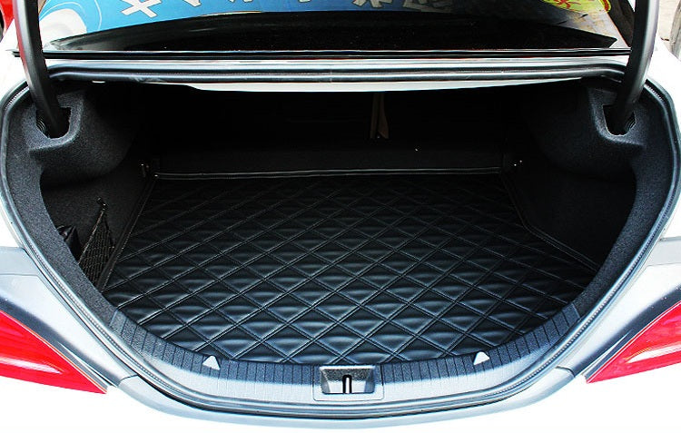 LEATHER TRUNK TRAY BOOT LINER CARGO FLOOR MAT  for Audi A4 B7 SEDAN