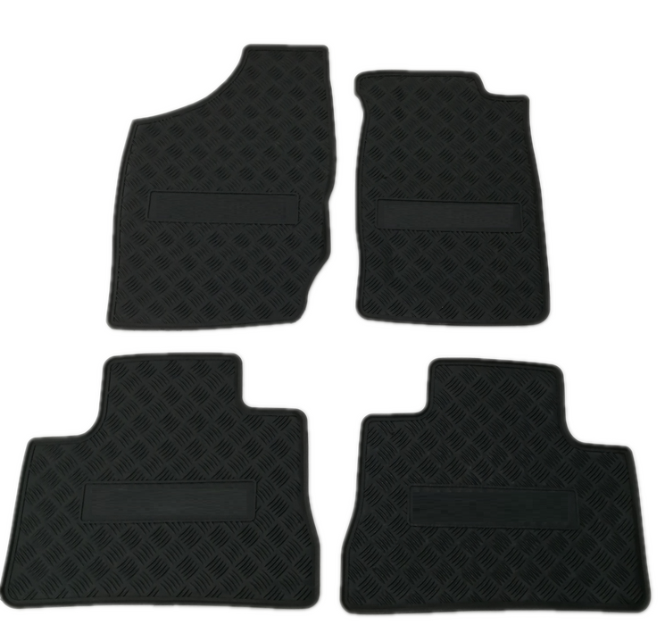 All Weather Rubber Latex Floor Mat Mats for NISSAN NAVARA D22 1997 - 2004