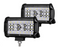 2 x spot leds - 28 led 6 inch 12v / 24v  70w Each Spot Lights LED Spot Lights