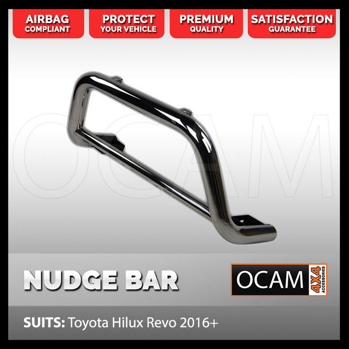 Stainless Steel Front Bull Bar Nudge Bar Bullbar for TOYOTA HILUX  2015+