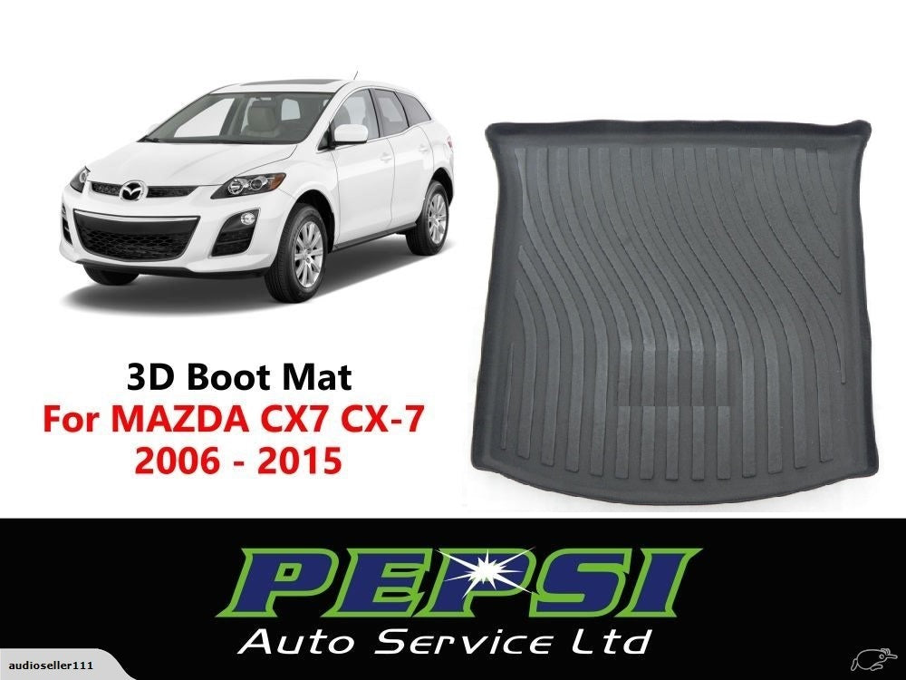 3D Boot Liner / Cargo Mat / Trunk liner Tray for MAZDA CX7 CX-7 2006 - 2015