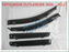 Door Visor / Weather Shield / Monsoon Guard For  OUTLANDER  2006 -- 2012