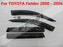 Door Visor / Weather Shield / Monsoon Guard for TOYOTA Fielder 2000  -  2006