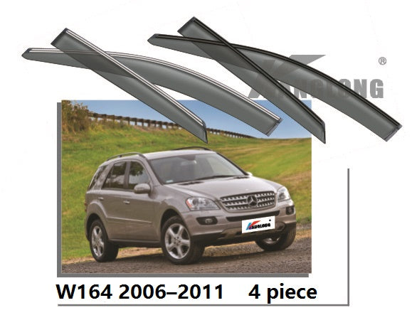 Door Visor / Weather Shield / Monsoon Guard For  Benz ML W164  06–11  (4 PIECE)