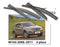 Door Visor / Weather Shield / Monsoon Guard For  Benz ML W164  06–11  (4 PIECE)