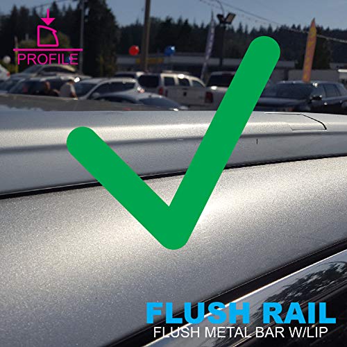 BLACK ALUMINUM ROOF RACK CROSS BAR  FOR Flash Roof Rail
