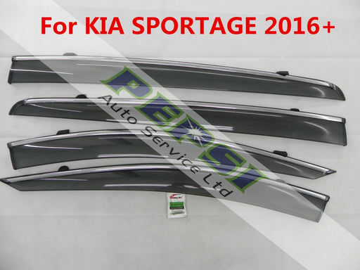 Door Visor / Weather Shield / Monsoon Guard For KIA SPORTAGE 2016+