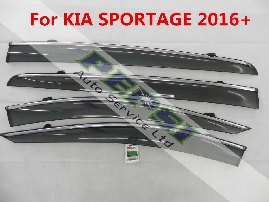 Door Visor / Weather Shield / Monsoon Guard For KIA SPORTAGE 2016+