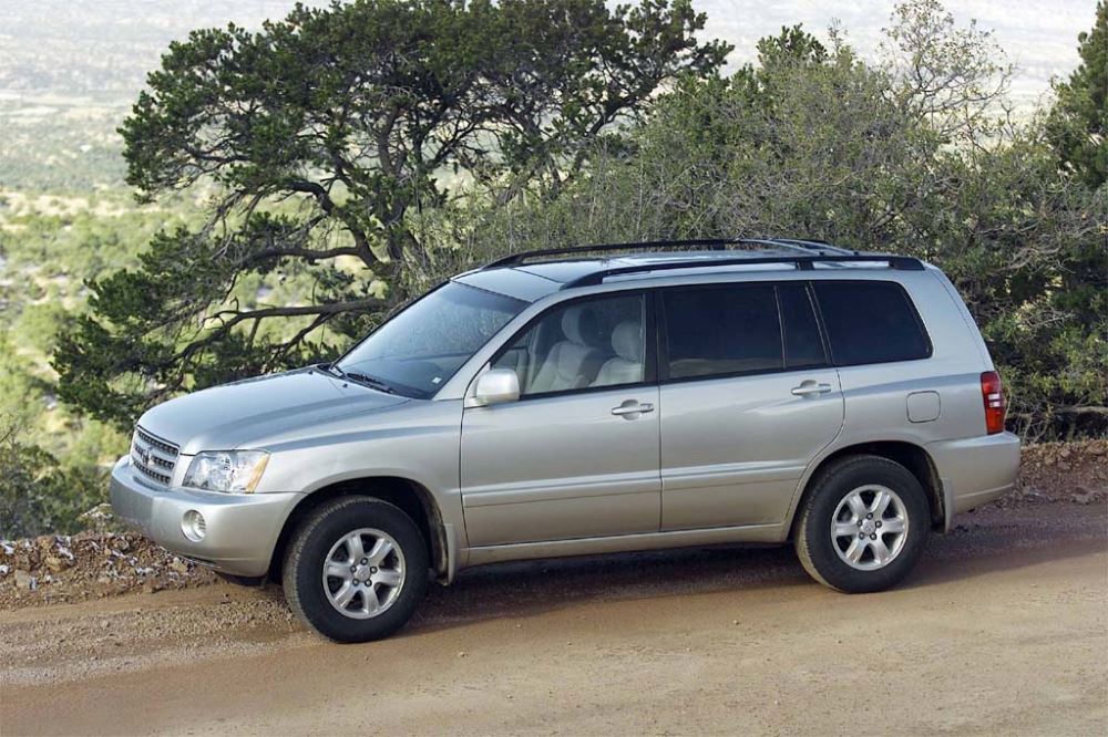 Door Visor / Weather Shield / Monsoon Guard for TOYOTA HIGHLANDER / KLUGER 01–07