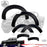 MATT BLACK FENDER FLARE WHEEL ARCH  FOR ISUZU D- MAX  D MAX 2012+