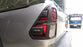 TAIL LIGHT COVER  (MATTE BLACK) ( Pair）FOR TOYOTA HILUX 2015+