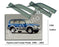 Door Visor / Weather Shield / Monsoon Guard For TOYOTA PRADO 90 series (4 PIECE)