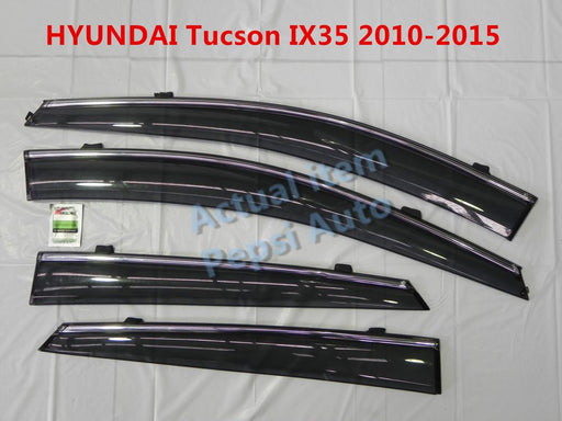 Door Visor / Weather Shield / Monsoon for HYUNDAI Tucson IX35 2010–2015 -4 PIECE