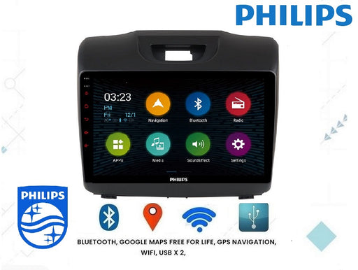 PHILIPS -- Holden Colorado / Isuzu Dmax  9 INCH AndroidCar GPS Wifi Radio cam in