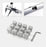 Mazda CX 5 CX-5 Screwed  Aluminium Flush Mounted  Roof Rails / Roof Rack 2016+