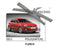 Door Visor / Weather Shield / Monsoon Guard For  VW  POLO 2009+ MK5  (4 PIECE)