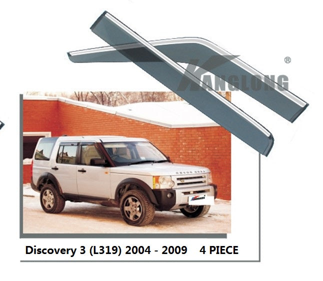 Door Visor / Weather Shield / Monsoon Guard FOR DISCOVERY 3    (4 PIECE)2004-2009