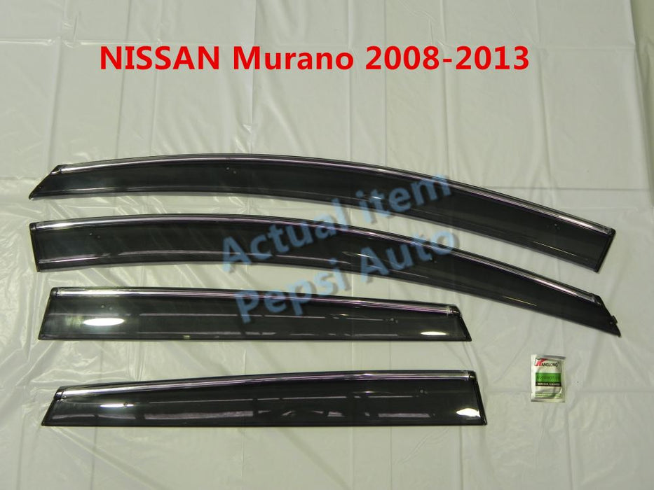 Door Visor / Weather Shield / Monsoon Guard for NISSAN Murano 2008-2013 -4 PIECE