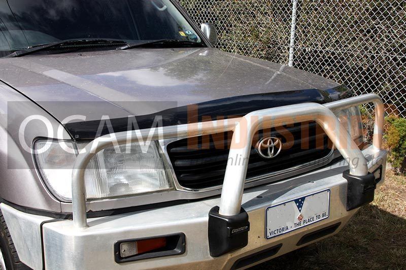 Bonnet Protector BUG GUARD WIND DEFLECTOR Smoked for Land