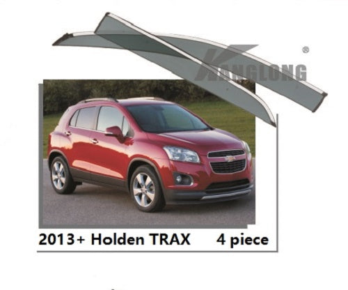 Door Visor / Weather Shield / Monsoon Guard For Holden TRAX 2013+ (4 PIECE)