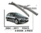 Door Visor / Weather Shield / Monsoon Guard For  FOCUS HATCH BACK 2004 -- 2011