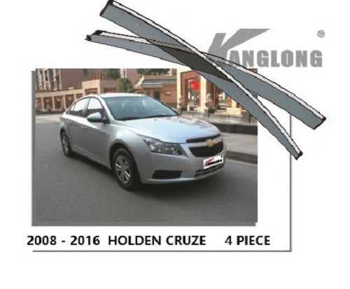 Door Visor / Weather Shield / Monsoon Guard For HOLDEN CRUZE 08-15 (Sedan )
