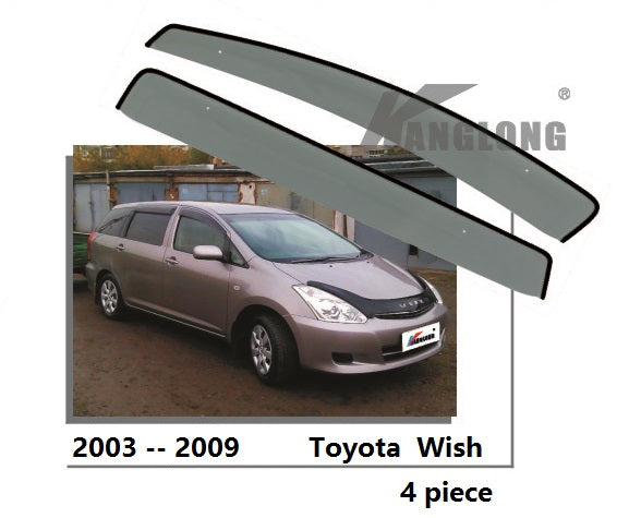 Door Visor / Weather Shield / Monsoon Guard For  FOR TOYOTA Wish 2003 - 2009