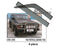 Door Visor / Weather Shield / Monsoon Guard -  Safari / Patrol  Y60 1990 - 1996