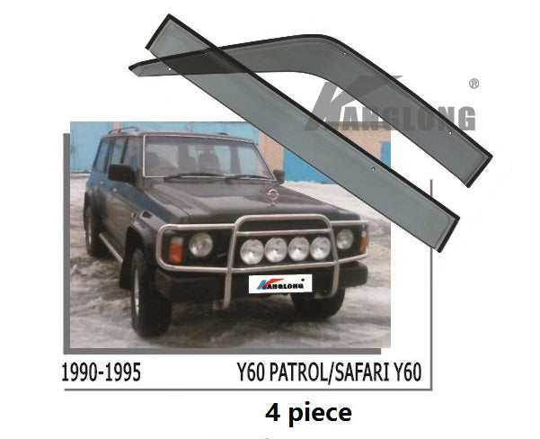 Door Visor / Weather Shield / Monsoon Guard -  Safari / Patrol  Y60 1990 - 1996