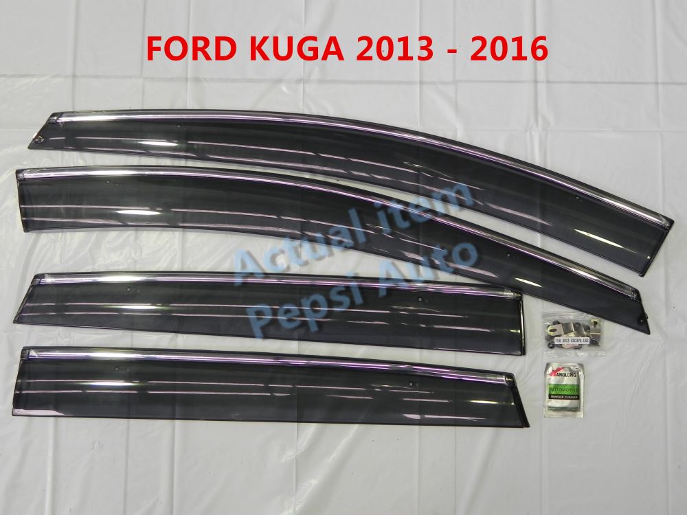 Door Visor / Weather Shield / Monsoon Guard For FORD KUGA / ESCAPE 2013 - 2016