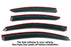 Door Visor / Weather Shield / Monsoon Guard - MAZDA 3 Axela 2002-2008 (4 piece)