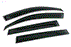 Door Visor / Weather Shield / Monsoon Guard FOR TOYOTA Wish 2010+