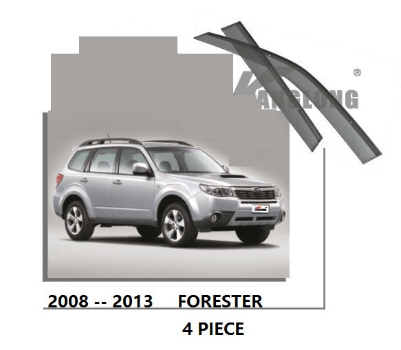 Door Visor / Weather Shield / Monsoon Guard For  SUBARU FORESTER  2008–2013