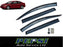 Door Visor / Weather Shield / Monsoon Guard For HONDA CIVIC SEDAN 2006 - 2011