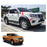 MATT BLACK FENDER FLARE WHEEL ARCH WITH NUT FOR NISSAN NAVARA NP300 15-18