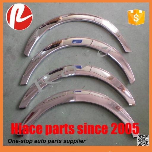 CHROME FENDER FLARE WHEEL ARCH WITH NUT FOR HIACE 2005- CURRENT