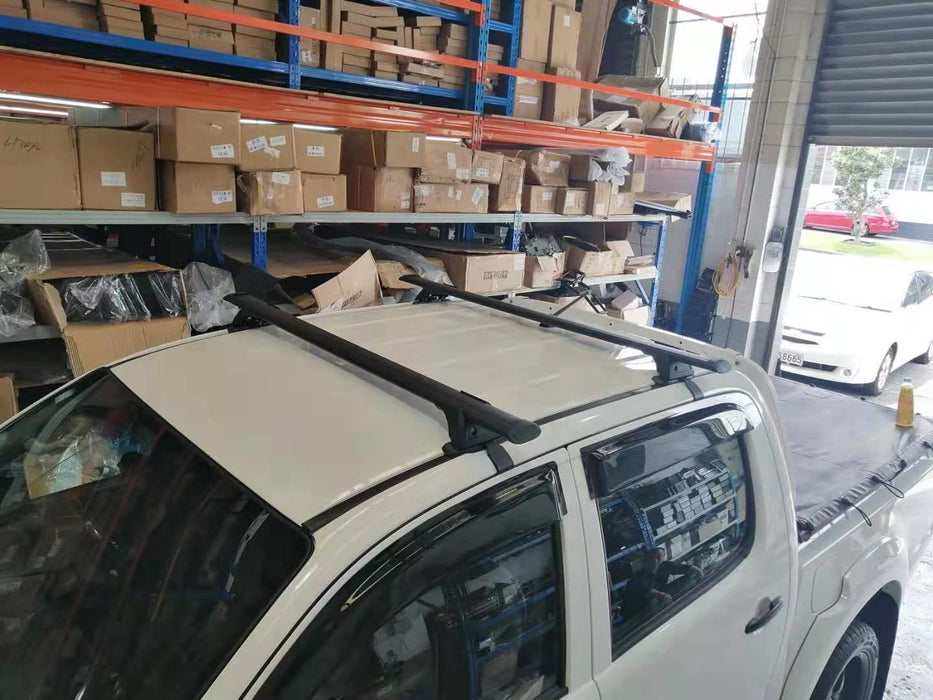 54" Aluminium Black roof rack Cross Bar -Suit for   Hilux Ranger Colorado Navara & UTE