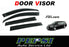 Door Visor / Weather Shield / Monsoon Guard for TOYOTA COROLLA WAGON FIELDER 13+