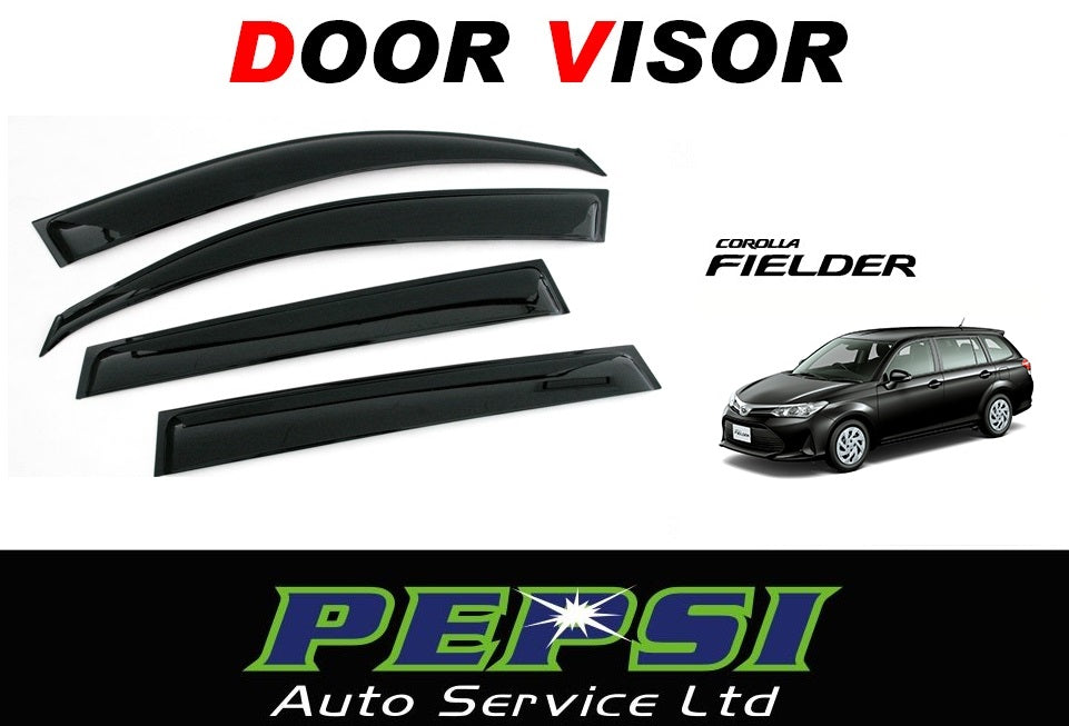 Door Visor / Weather Shield / Monsoon Guard for TOYOTA COROLLA WAGON FIELDER 13+