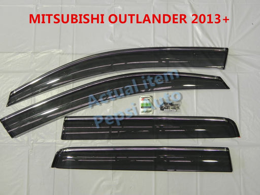 Door Visor / Weather Shield / Monsoon Guard FOR OUTLANDER 2013+   (4 PIECE)