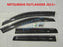 Door Visor / Weather Shield / Monsoon Guard FOR OUTLANDER 2013+   (4 PIECE)