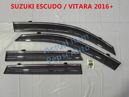 Door Visor / Weather Shield / Monsoon Guard For  SUZUKI  VITARA 2016+