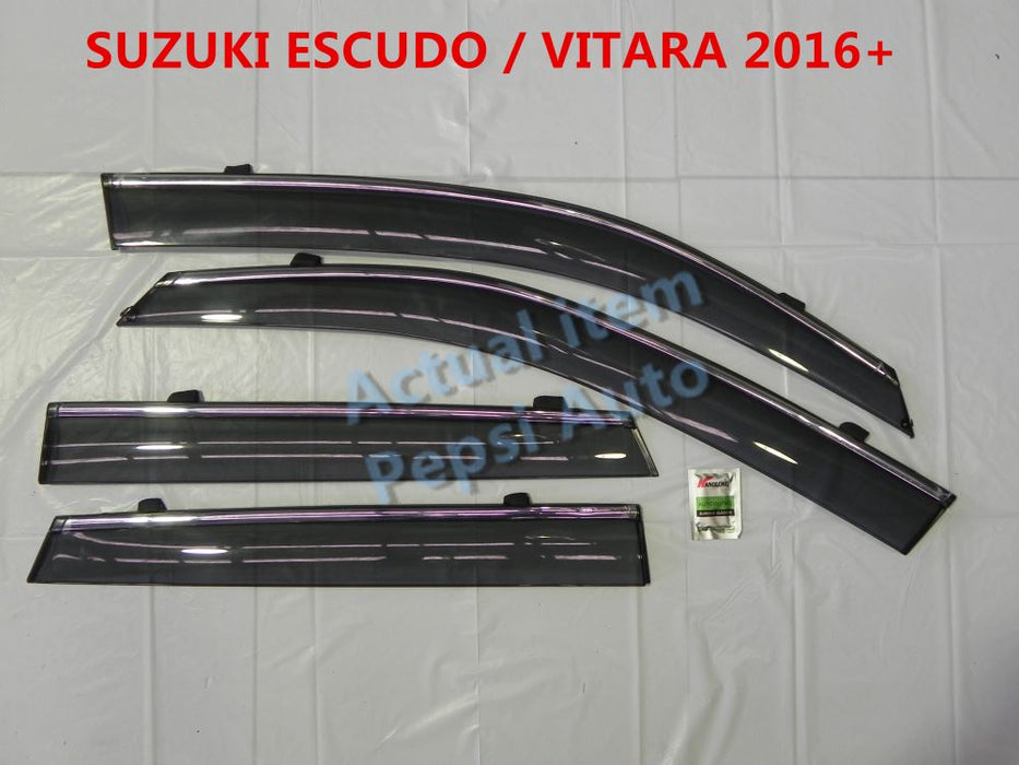 Door Visor / Weather Shield / Monsoon Guard For  SUZUKI  VITARA 2016+